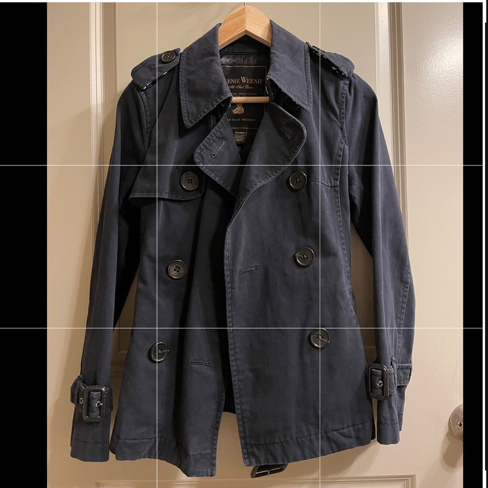 Teenie weenie British classic short trench coat